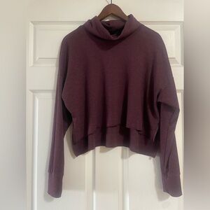 American Eagle Outfitters Plum Cowl Neck Sweater